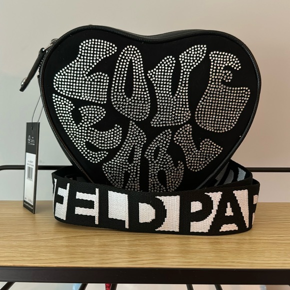 Karl Lagerfeld Handbags - Shiney Karl Lagerfeld Paris love Karl heart cross body